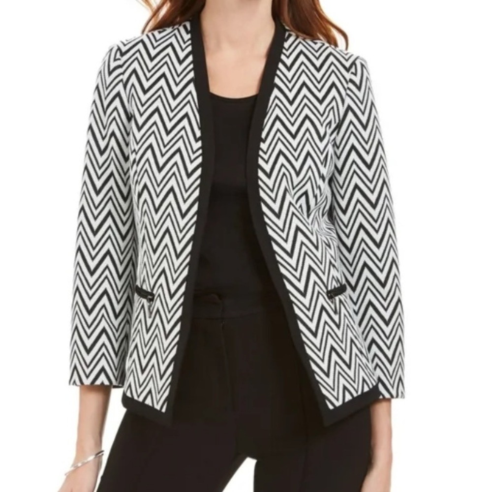 Kasper Zig Zag Jacket Size 18w